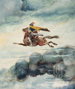 Иллюстрация к эпосу «Гэсэр».