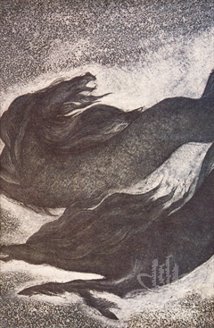 Иллюстрация к эпосу «Гэсэр». Лист 13 Иллюстрация к эпосу «Гэсэр». Лист 13