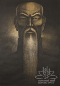 Иллюстрация к эпосу «Гэсэр». Лист 2