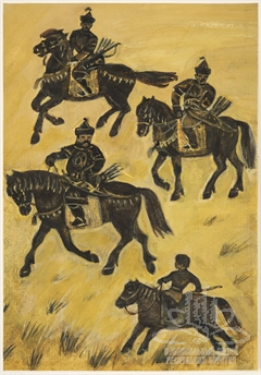 Сопляк Нюргай и баторы едут на состязания. Ветвь вторая Сопляк Нюргай и баторы едут на состязания. Ветвь вторая