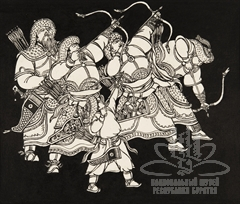 Гэсэр на стрельбище (Гэсэр. Мальчик нюhата нюргай). Ветвь вторая