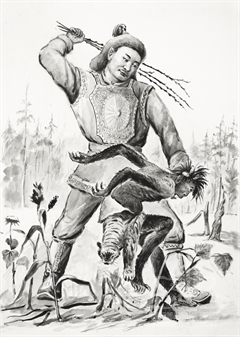 Иллюстрация к эпосу «Гэсэр»