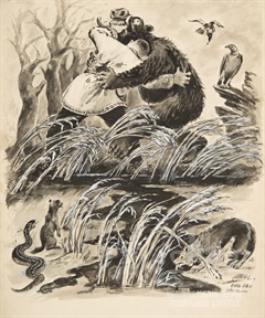 Иллюстрация к эпосу «Гэсэр»