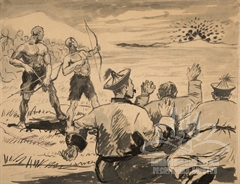 Эскиз к эпосу «Гэсэр» Эскиз к эпосу «Гэсэр»