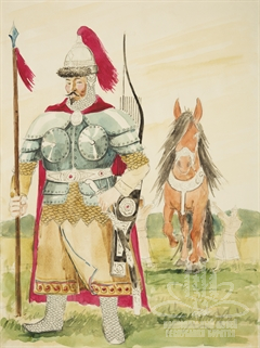 Эскиз к эпосу «Гэсэр» Эскиз к эпосу «Гэсэр»