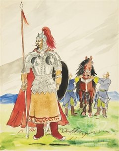 Эскиз к эпосу «Гэсэр» Эскиз к эпосу «Гэсэр»