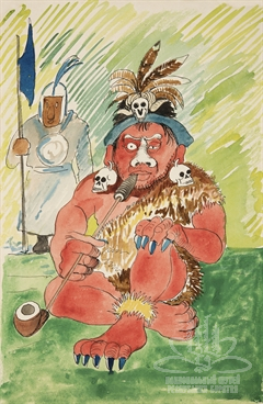 Эскиз к эпосу «Гэсэр» Эскиз к эпосу «Гэсэр»