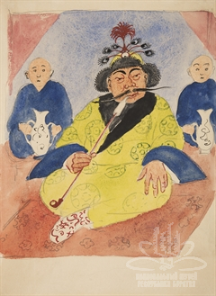 Эскиз к эпосу «Гэсэр» Эскиз к эпосу «Гэсэр»