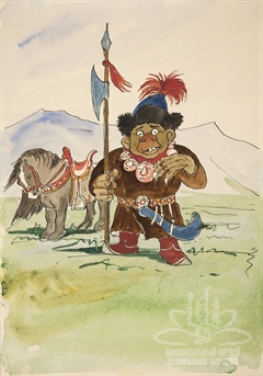 Эскиз к эпосу «Гэсэр» Эскиз к эпосу «Гэсэр»