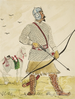 Эскиз к эпосу «Гэсэр» Эскиз к эпосу «Гэсэр»