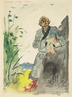 Эскиз к эпосу «Гэсэр» Эскиз к эпосу «Гэсэр»