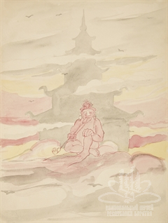 Эскиз к эпосу «Гэсэр» Эскиз к эпосу «Гэсэр»