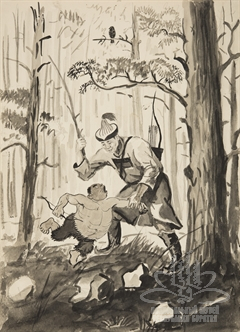 Эскиз к эпосу «Гэсэр» Эскиз к эпосу «Гэсэр»