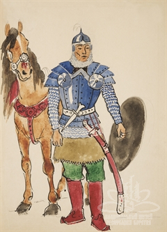 Эскиз к эпосу «Гэсэр» Эскиз к эпосу «Гэсэр»