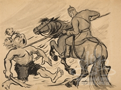 Эскиз к эпосу «Гэсэр» Эскиз к эпосу «Гэсэр»