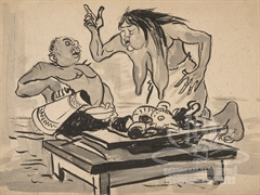 Эскиз к эпосу «Гэсэр» Эскиз к эпосу «Гэсэр»