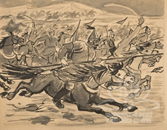 Эскиз к эпосу «Гэсэр» Эскиз к эпосу «Гэсэр»