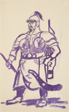 Эскиз к эпосу «Гэсэр» Эскиз к эпосу «Гэсэр»