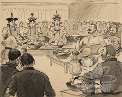 Эскиз к эпосу «Гэсэр» Эскиз к эпосу «Гэсэр»