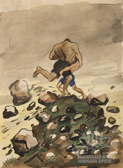 Эскиз к эпосу «Гэсэр» Эскиз к эпосу «Гэсэр»