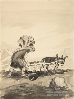 Эскиз к эпосу «Гэсэр» Эскиз к эпосу «Гэсэр»