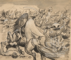 Эскиз к эпосу «Гэсэр» Эскиз к эпосу «Гэсэр»